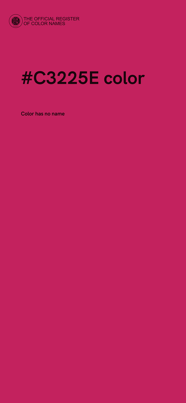 #C3225E color image