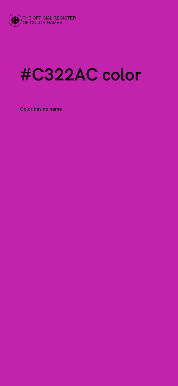 #C322AC color image