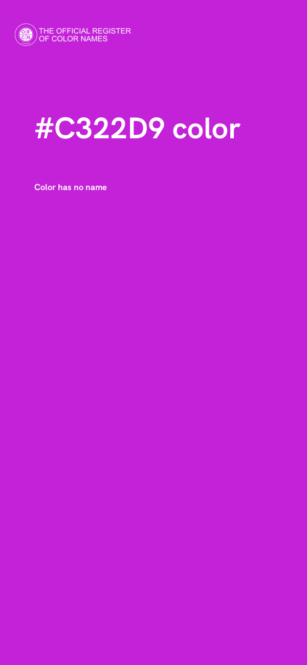 #C322D9 color image
