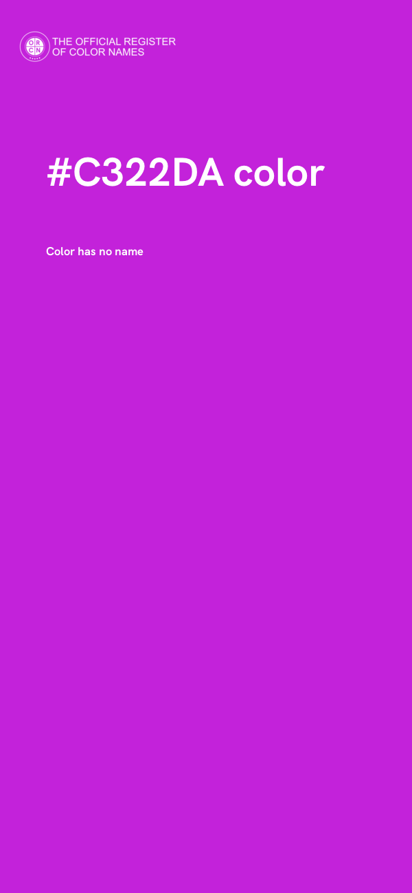 #C322DA color image