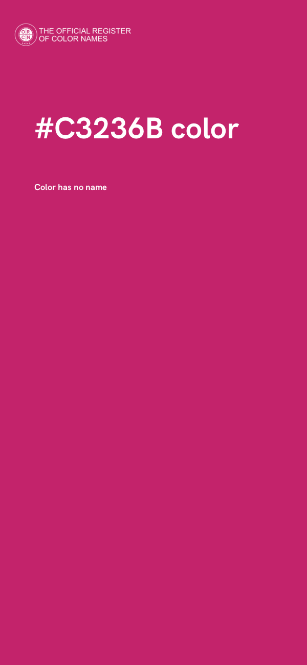 #C3236B color image