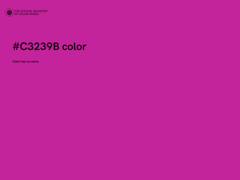 #C3239B color image