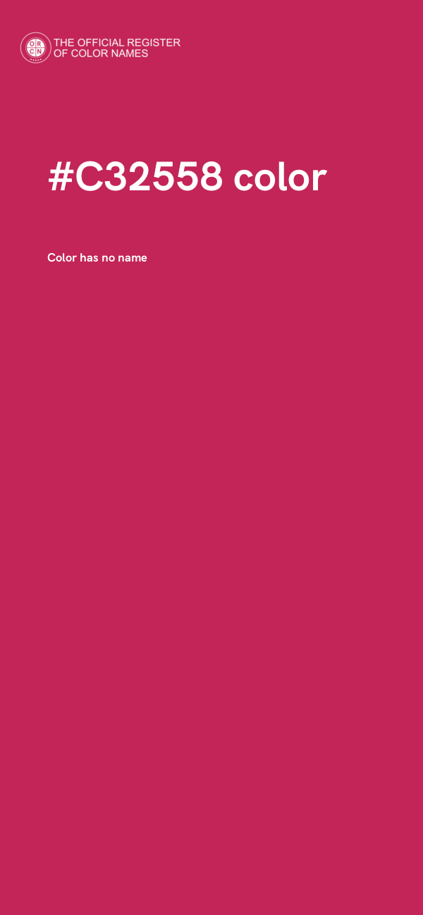 #C32558 color image