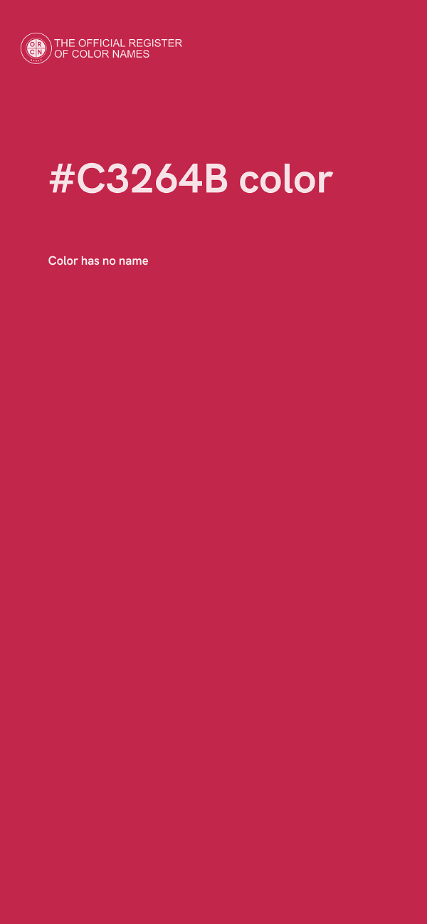 #C3264B color image