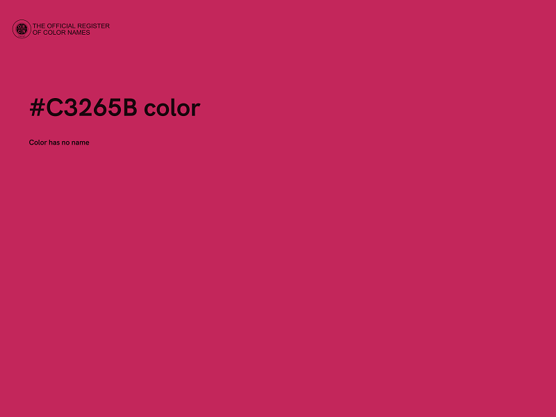 #C3265B color image