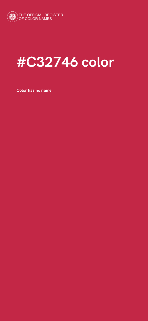 #C32746 color image