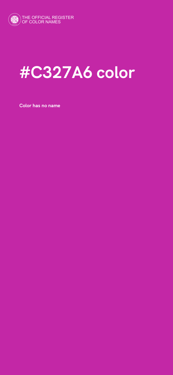 #C327A6 color image