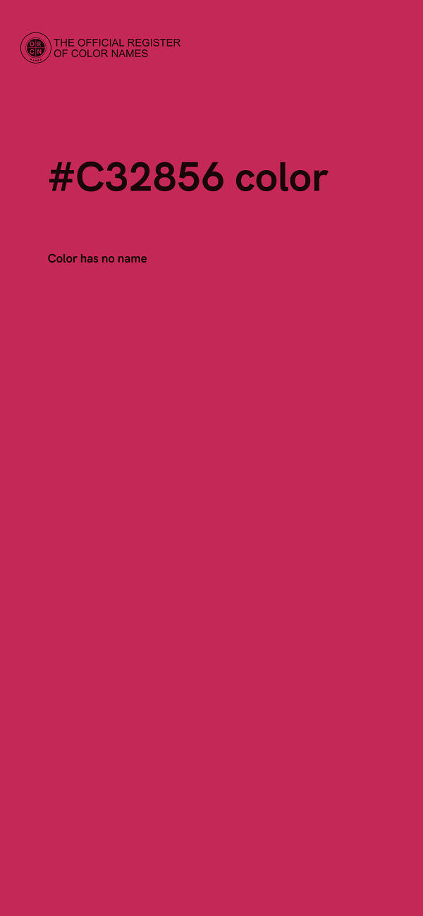 #C32856 color image