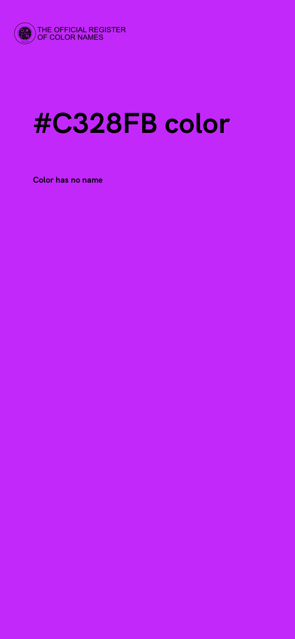 #C328FB color image