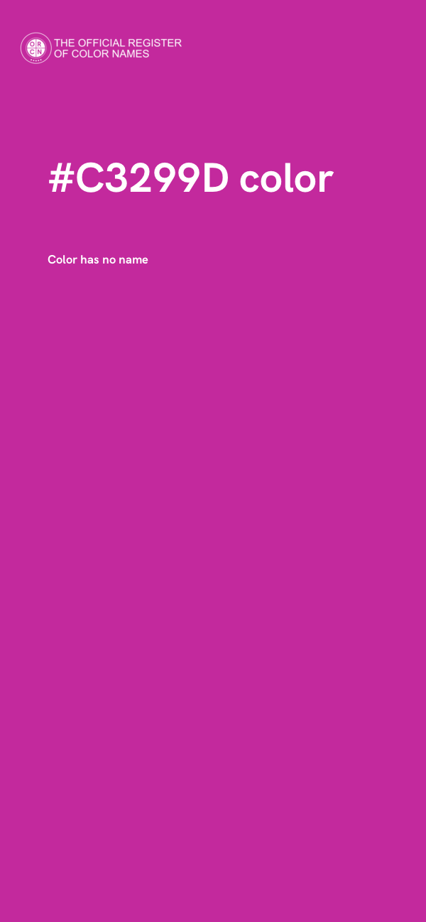 #C3299D color image