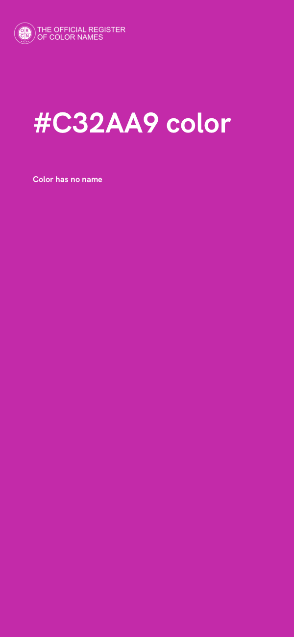 #C32AA9 color image