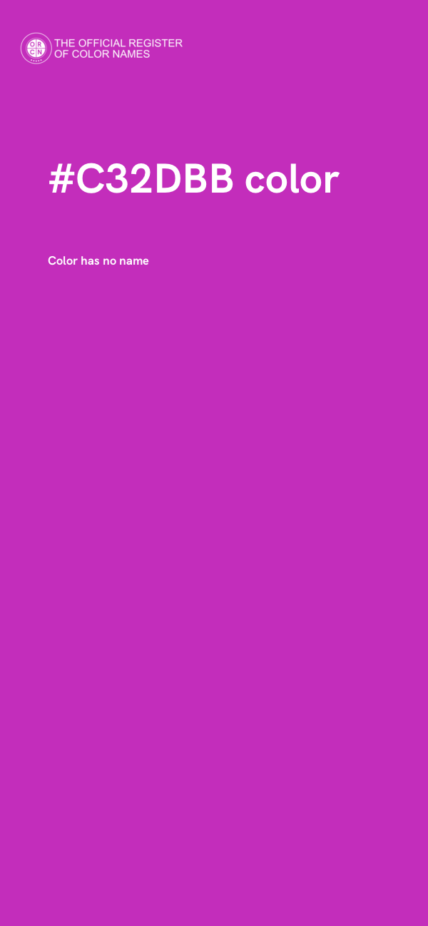 #C32DBB color image