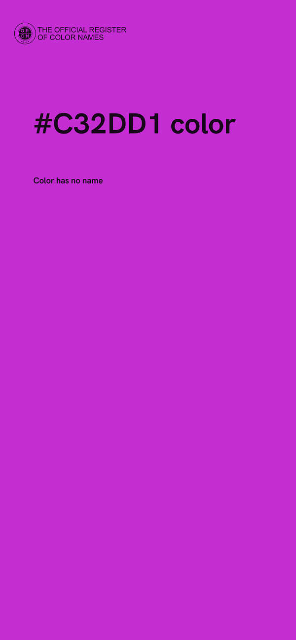 #C32DD1 color image