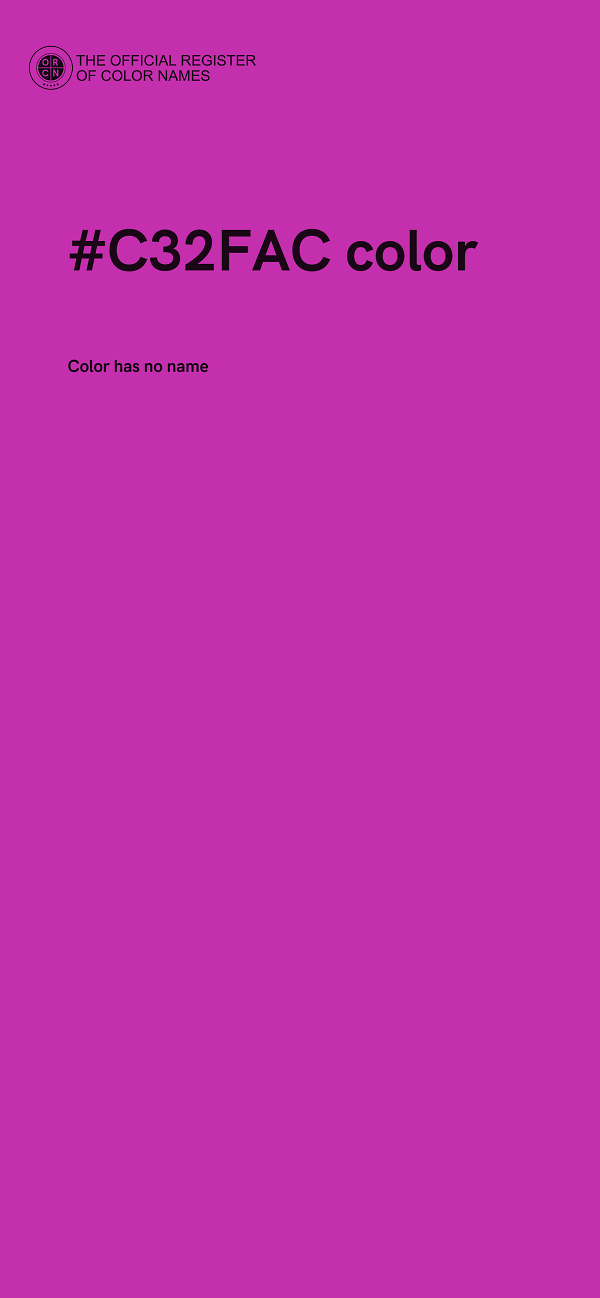 #C32FAC color image
