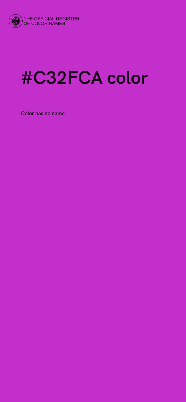 #C32FCA color image