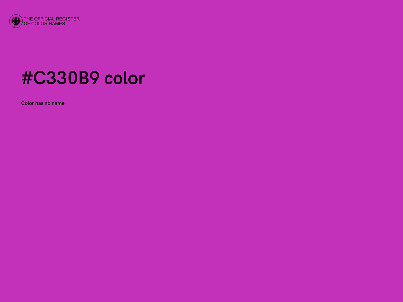 #C330B9 color image