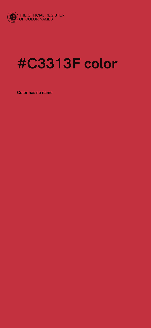 #C3313F color image