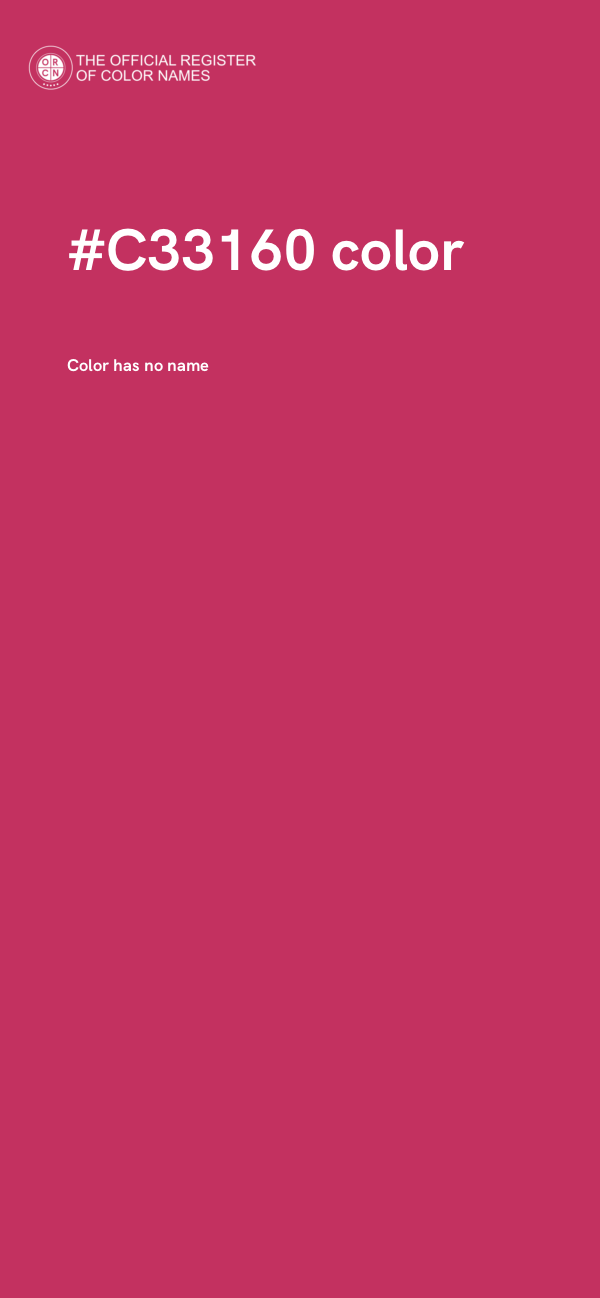 #C33160 color image