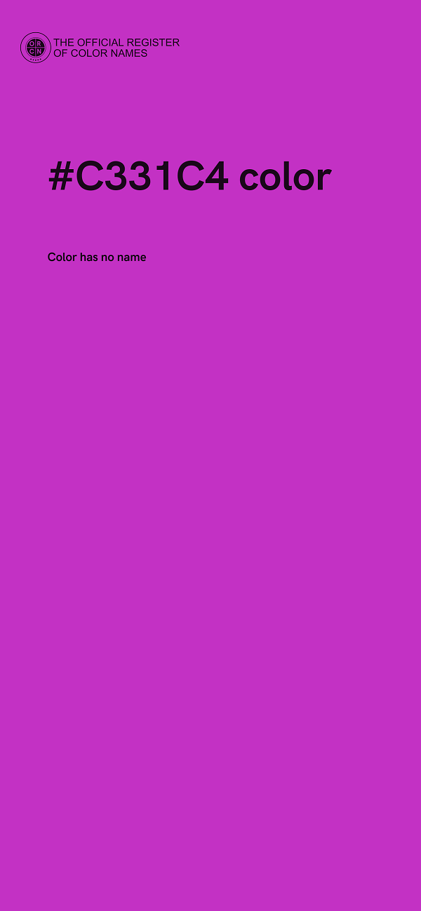 #C331C4 color image