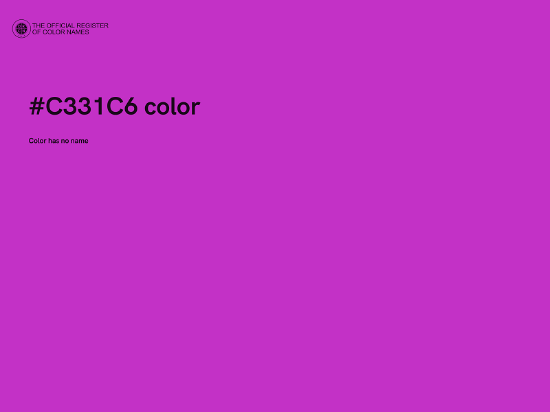 #C331C6 color image