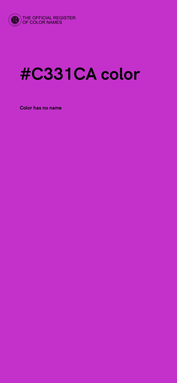 #C331CA color image