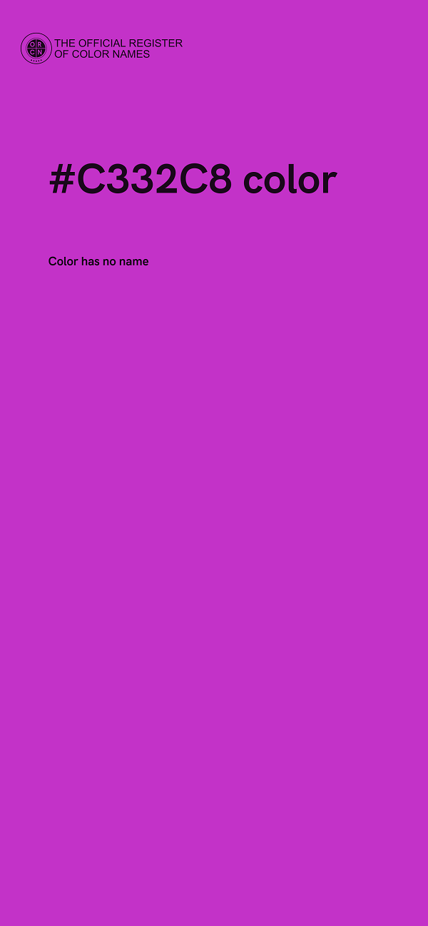 #C332C8 color image
