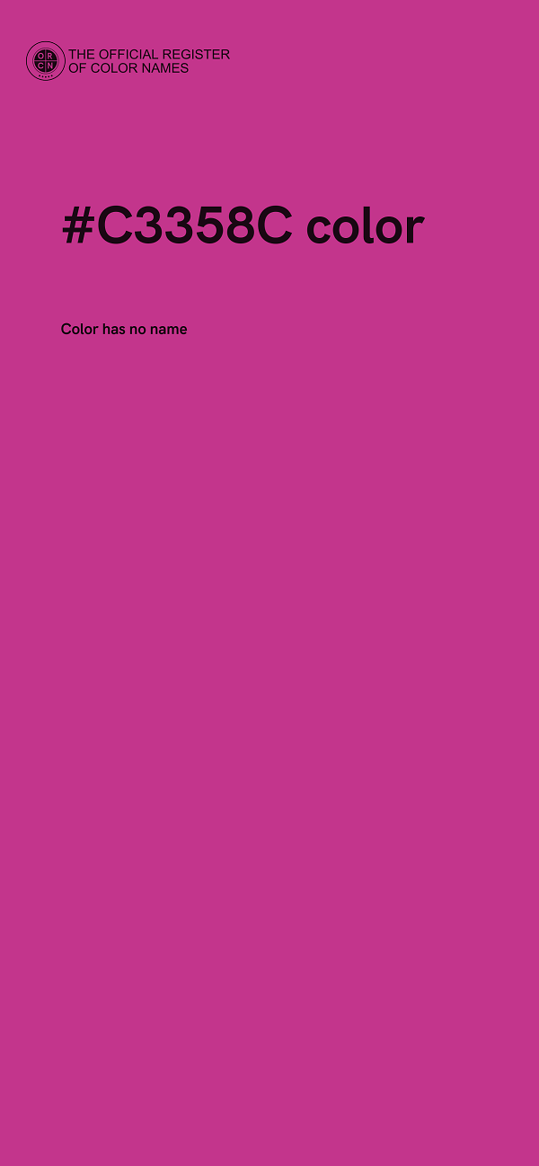 #C3358C color image