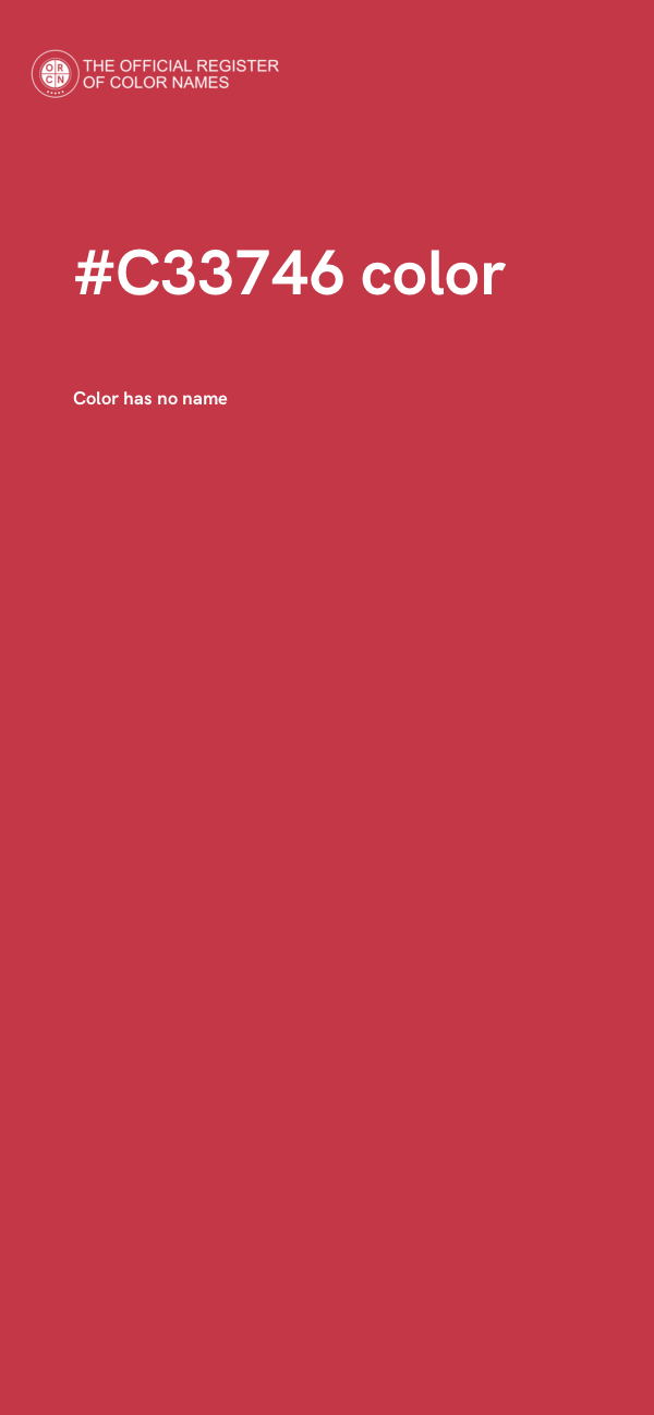 #C33746 color image