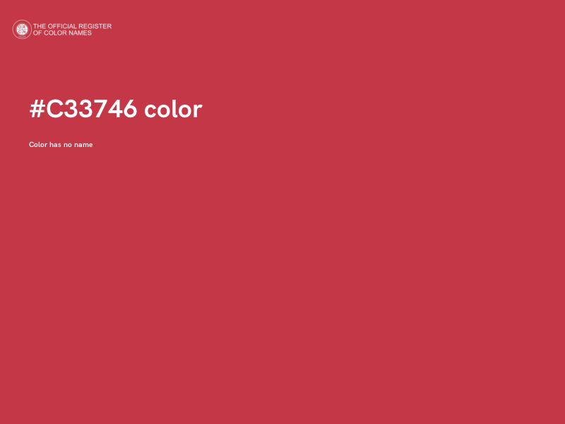 #C33746 color image