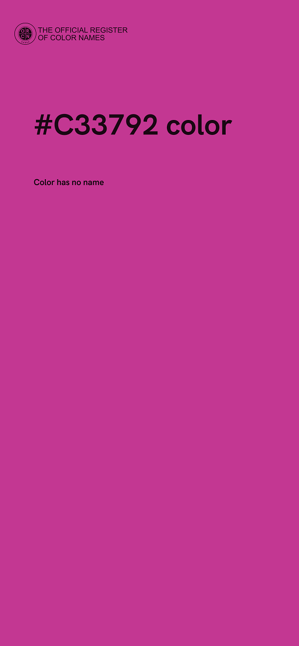 #C33792 color image
