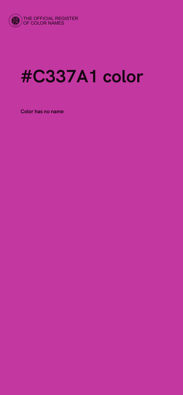 #C337A1 color image