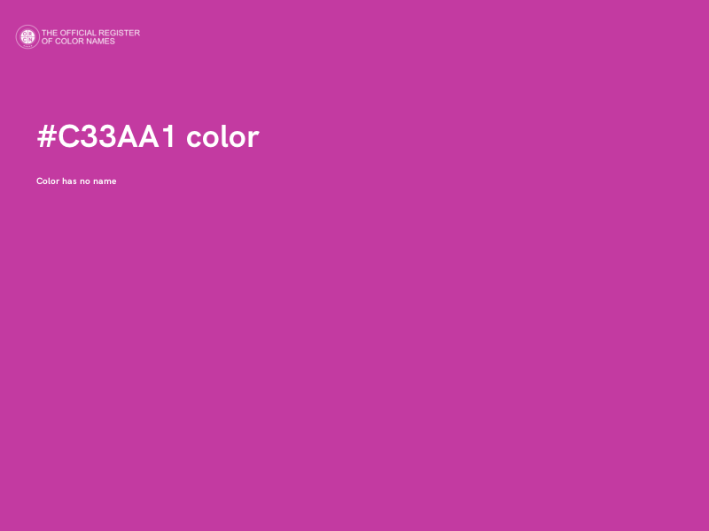 #C33AA1 color image