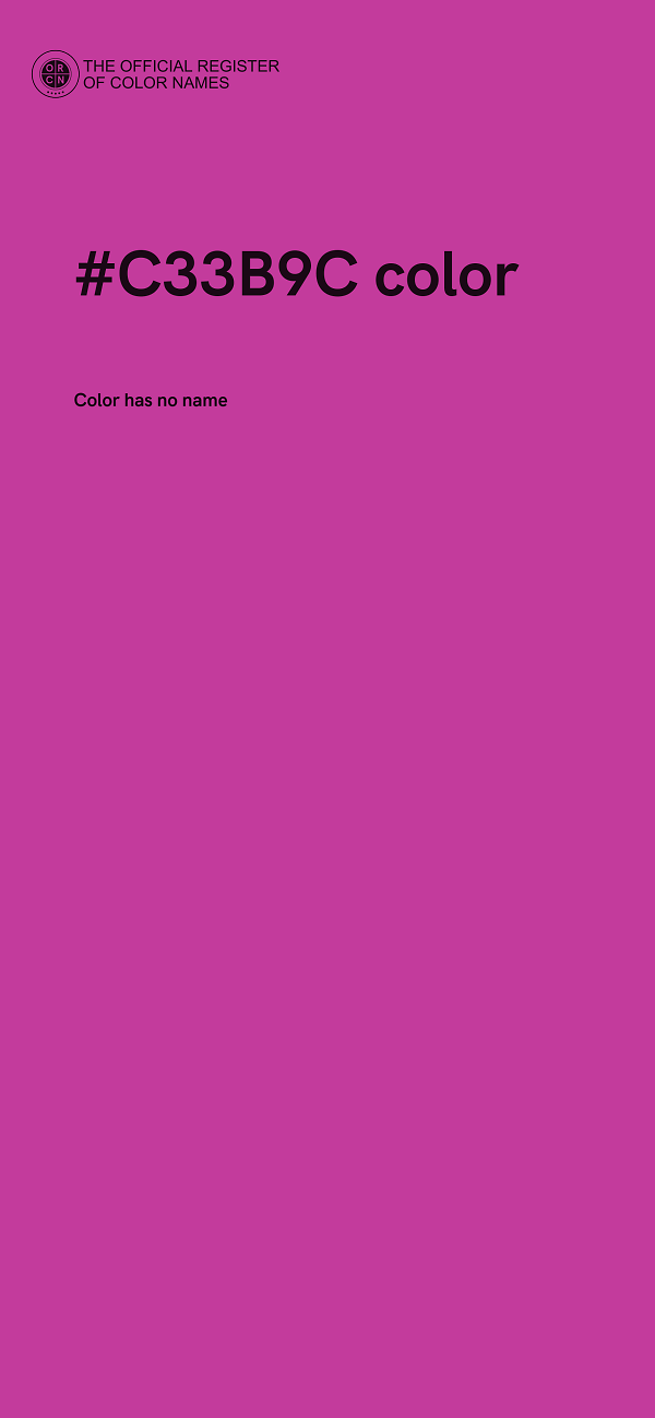 #C33B9C color image