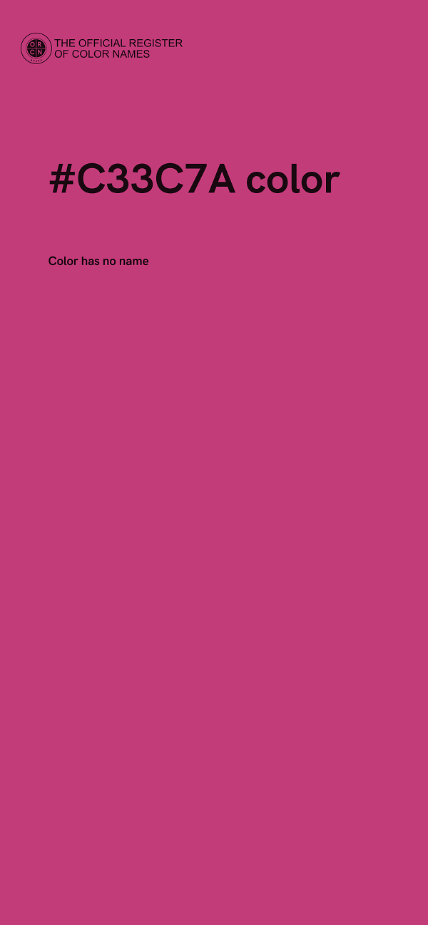 #C33C7A color image