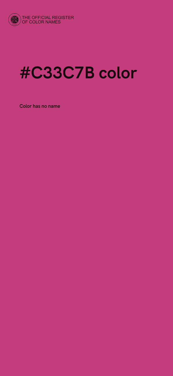 #C33C7B color image