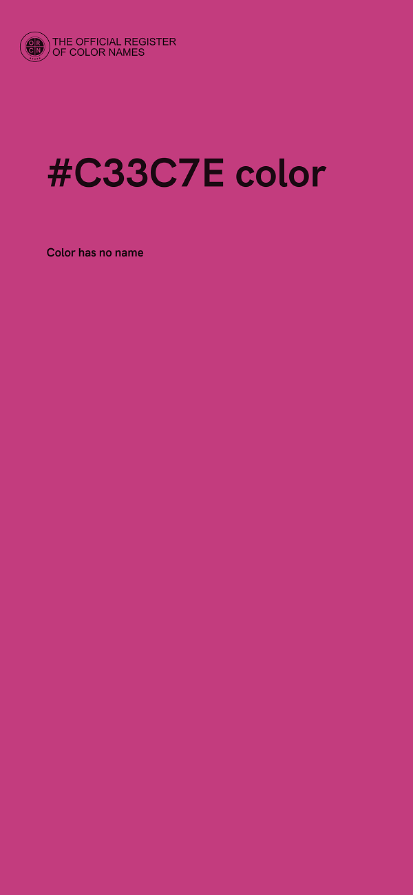 #C33C7E color image