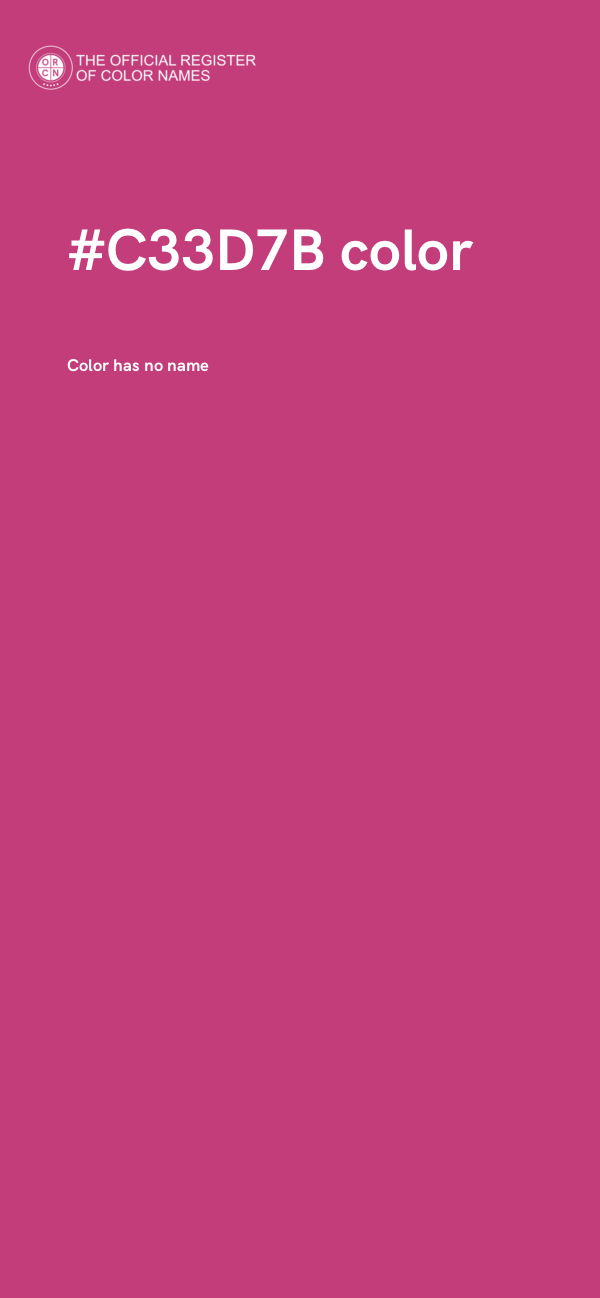 #C33D7B color image
