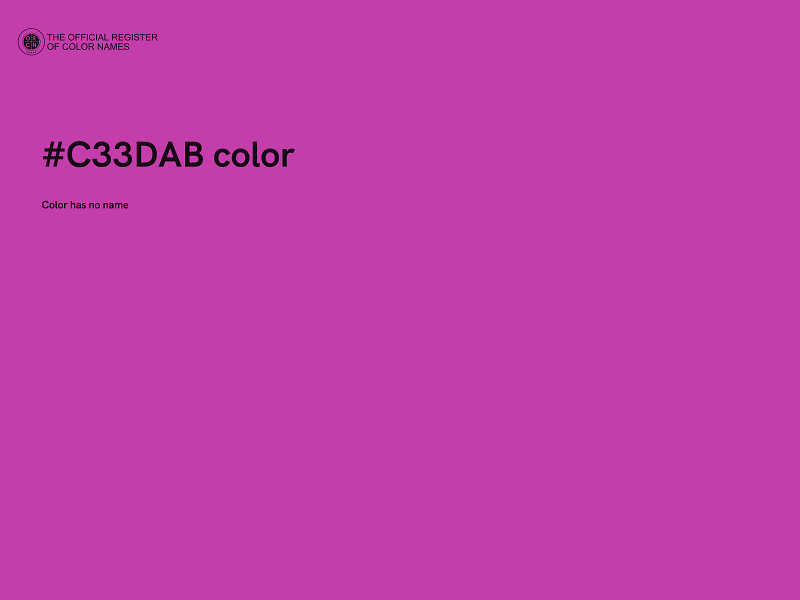 #C33DAB color image