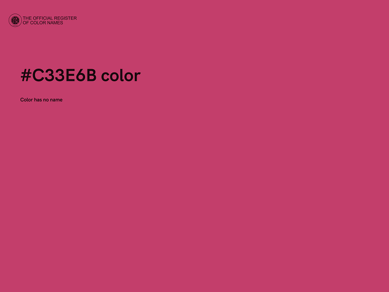 #C33E6B color image