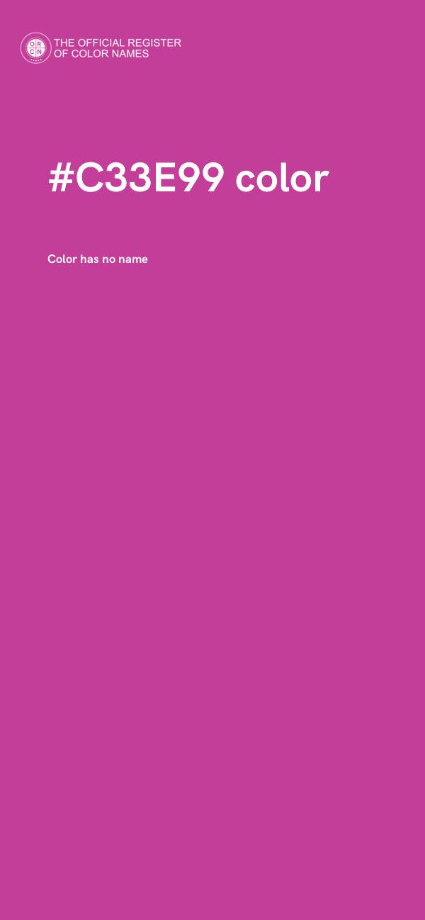#C33E99 color image