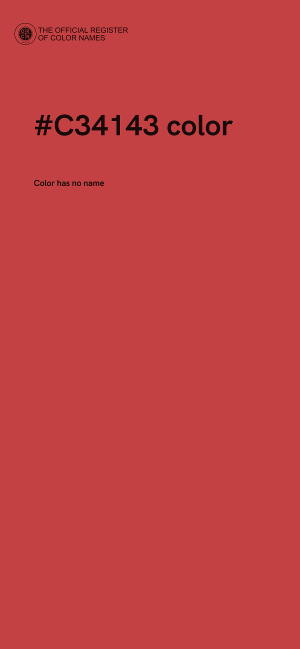 #C34143 color image