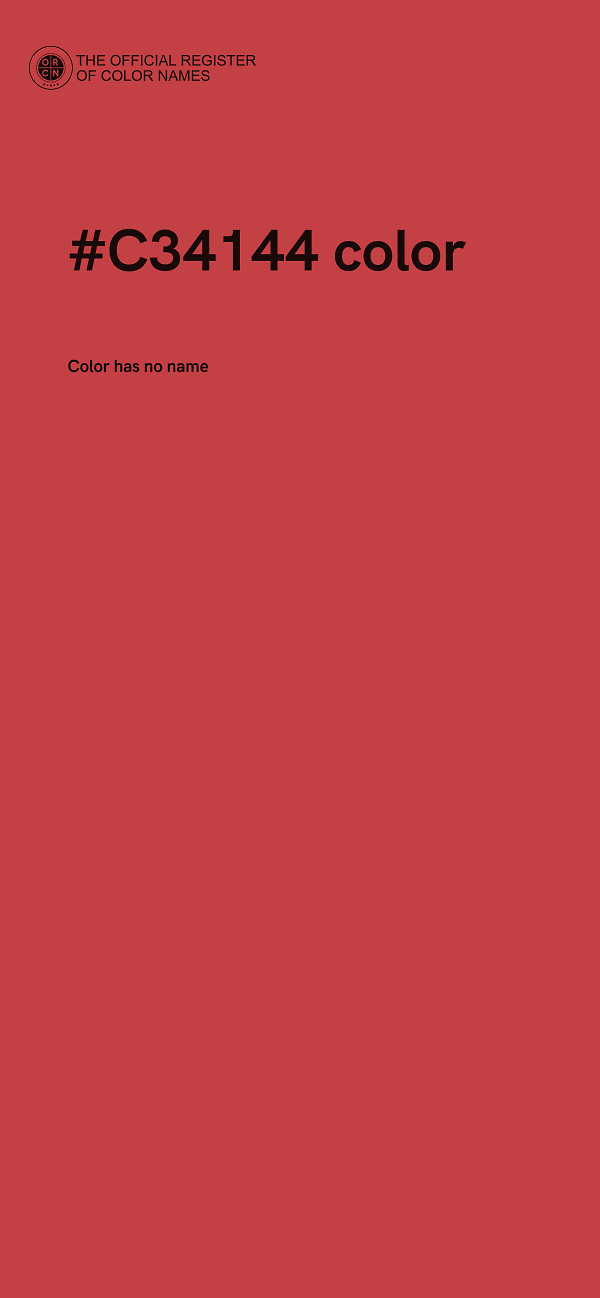 #C34144 color image