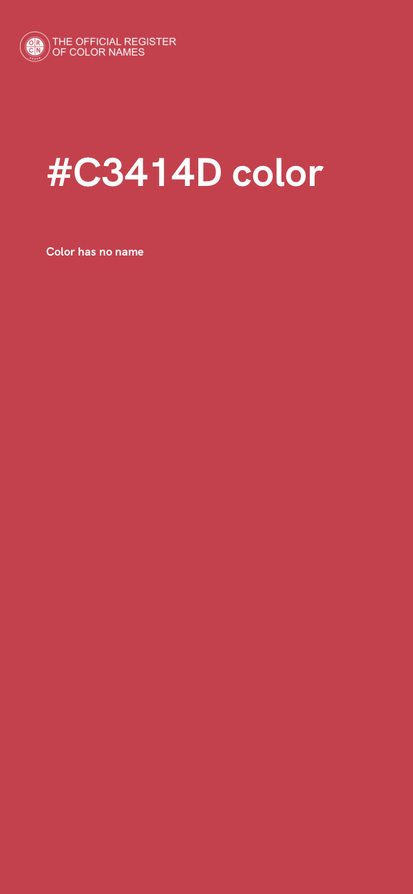 #C3414D color image