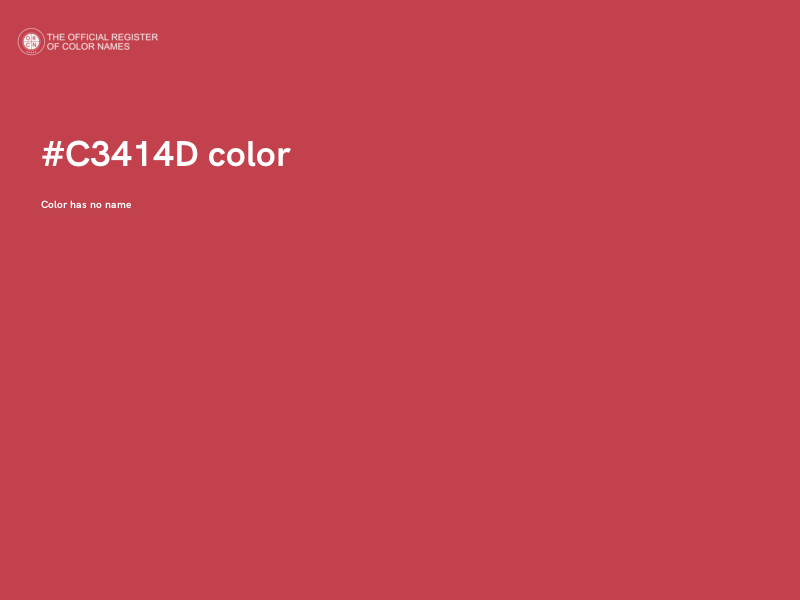 #C3414D color image