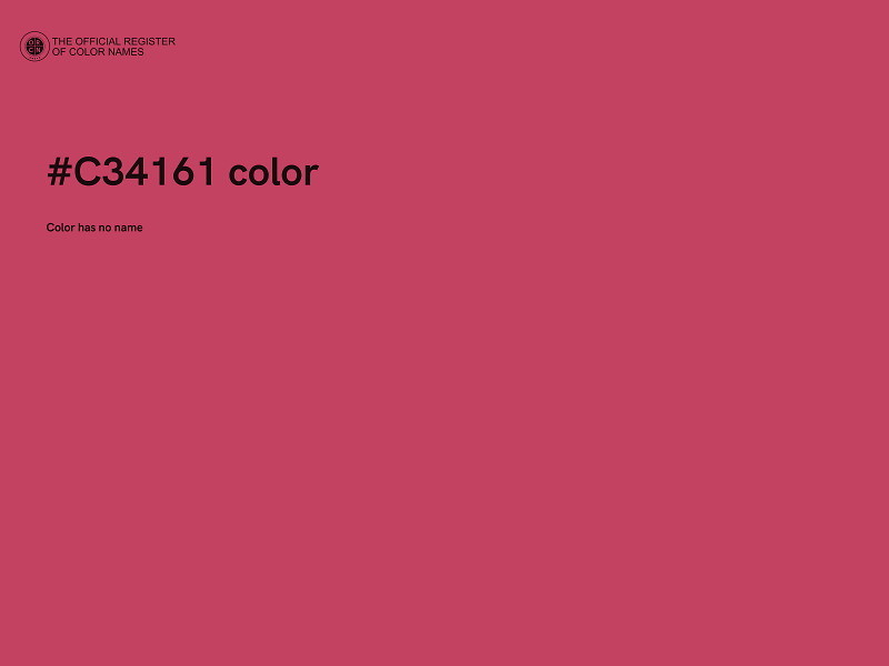 #C34161 color image