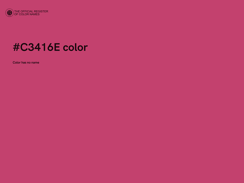 #C3416E color image