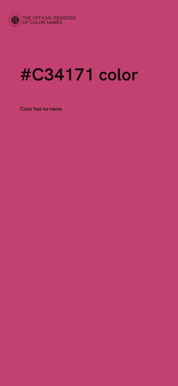 #C34171 color image