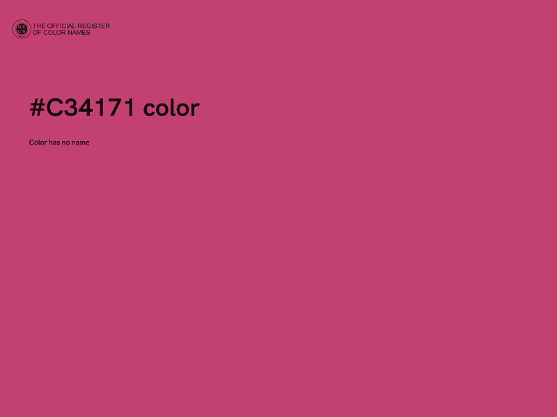 #C34171 color image