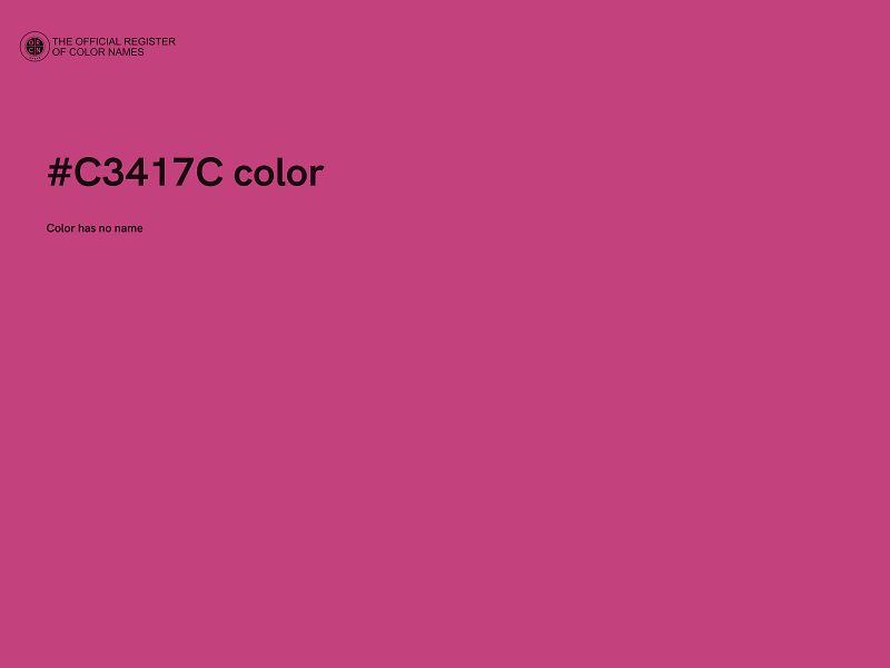 #C3417C color image