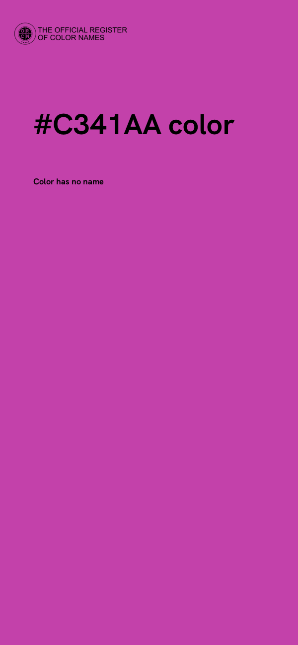 #C341AA color image